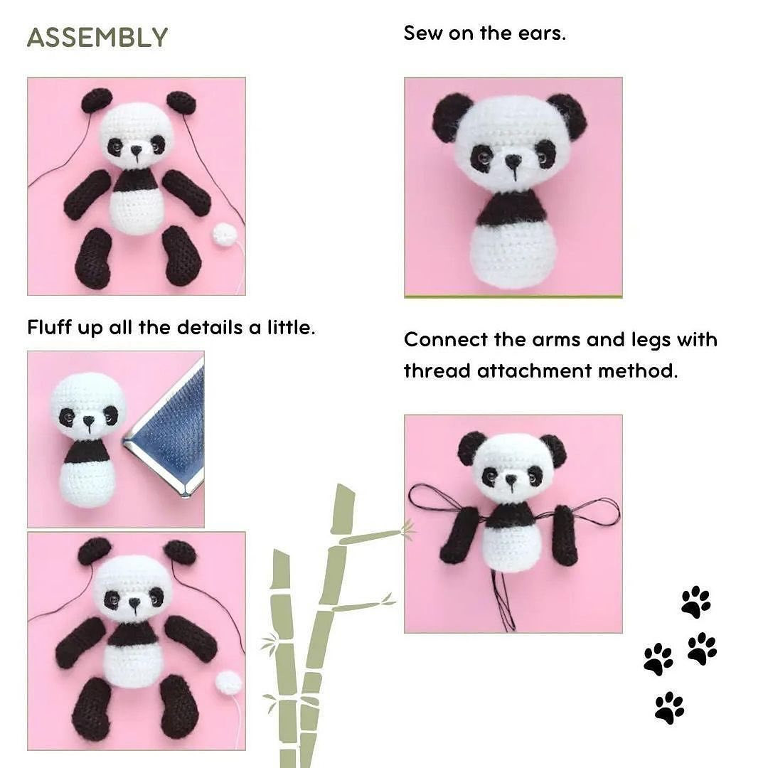 free pattern little panda crochet pattern