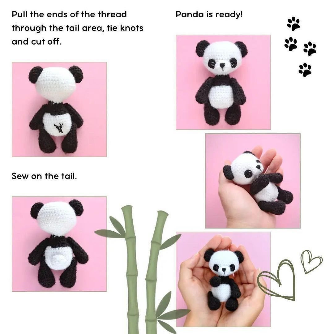 free pattern little panda crochet pattern