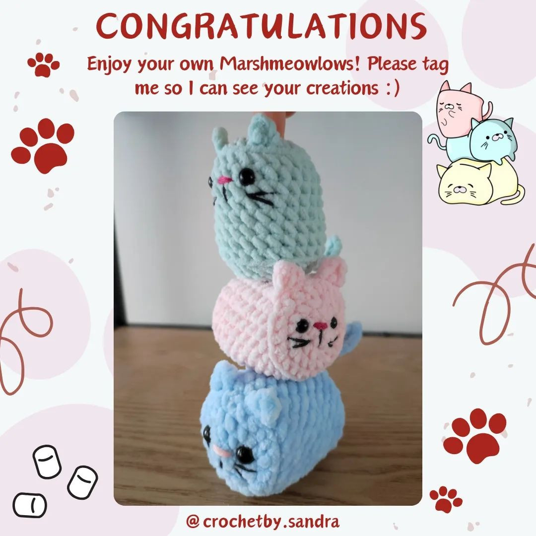 free pattern marshmeowlows kitty