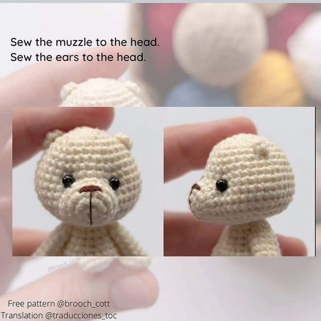 free pattern mini bear