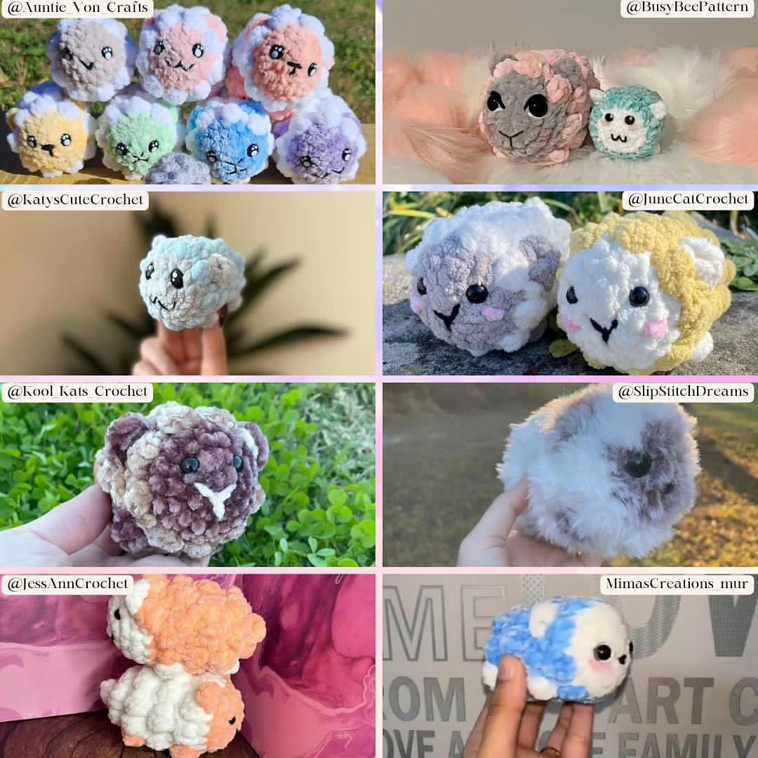 free pattern no sew mini sheep