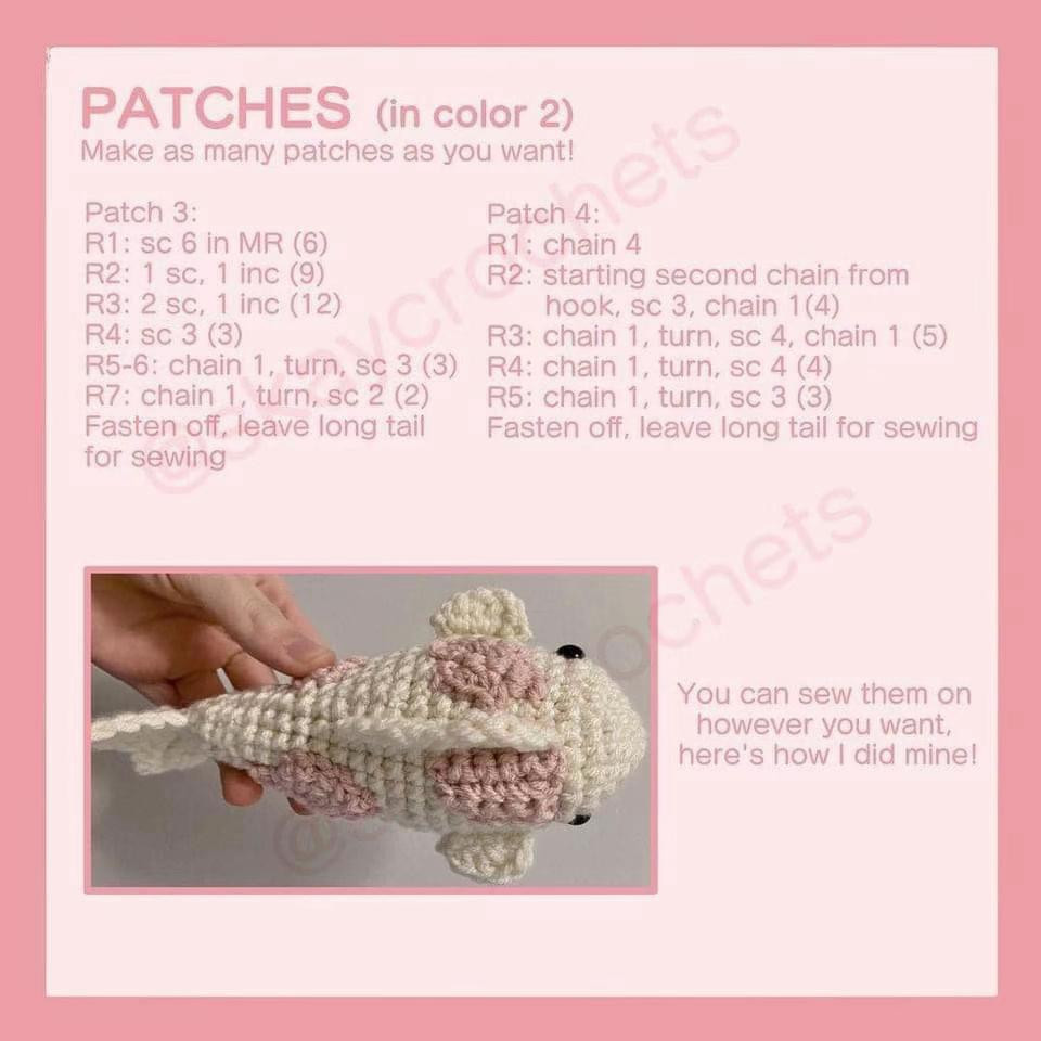 free pattern pink koifish