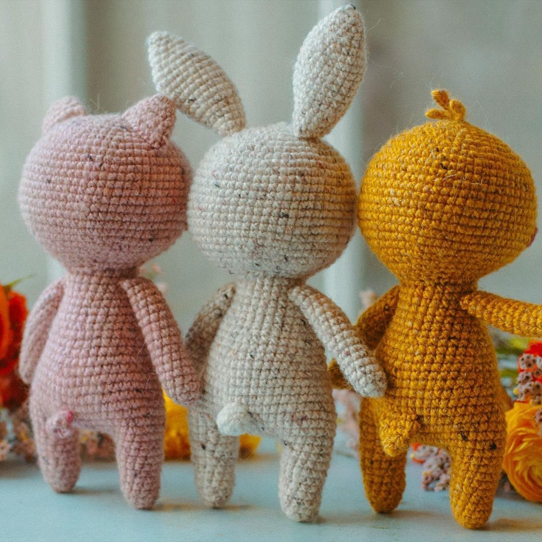 free pattern rabbit pig duck