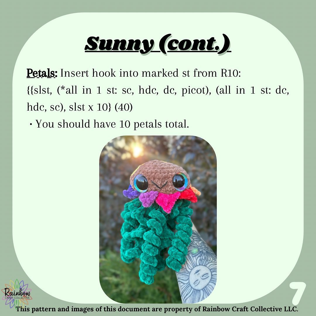 free pattern sunny the jellyfish