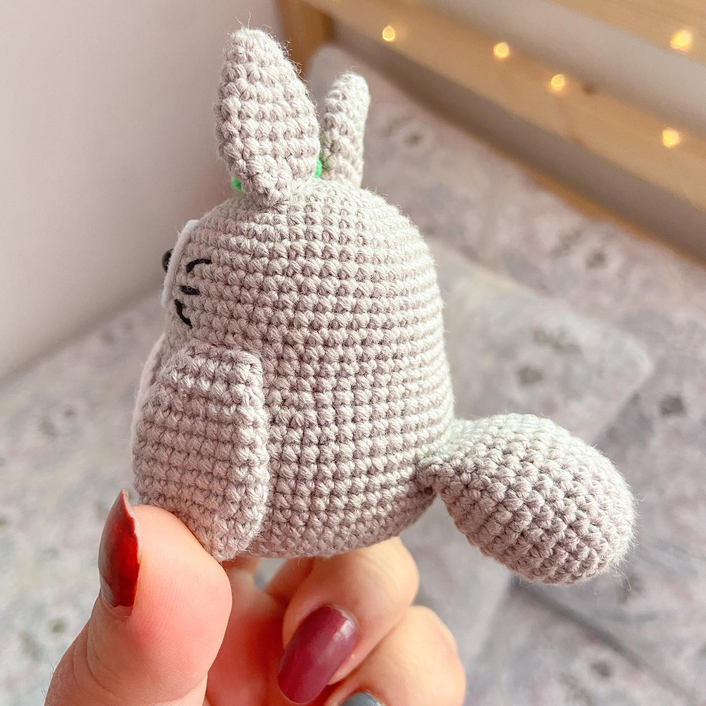 free pattern totoro with white belly