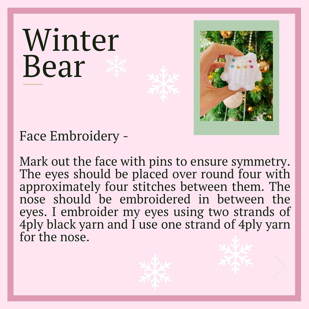 Free Pattern - Winter Bear 🐻‍❄️