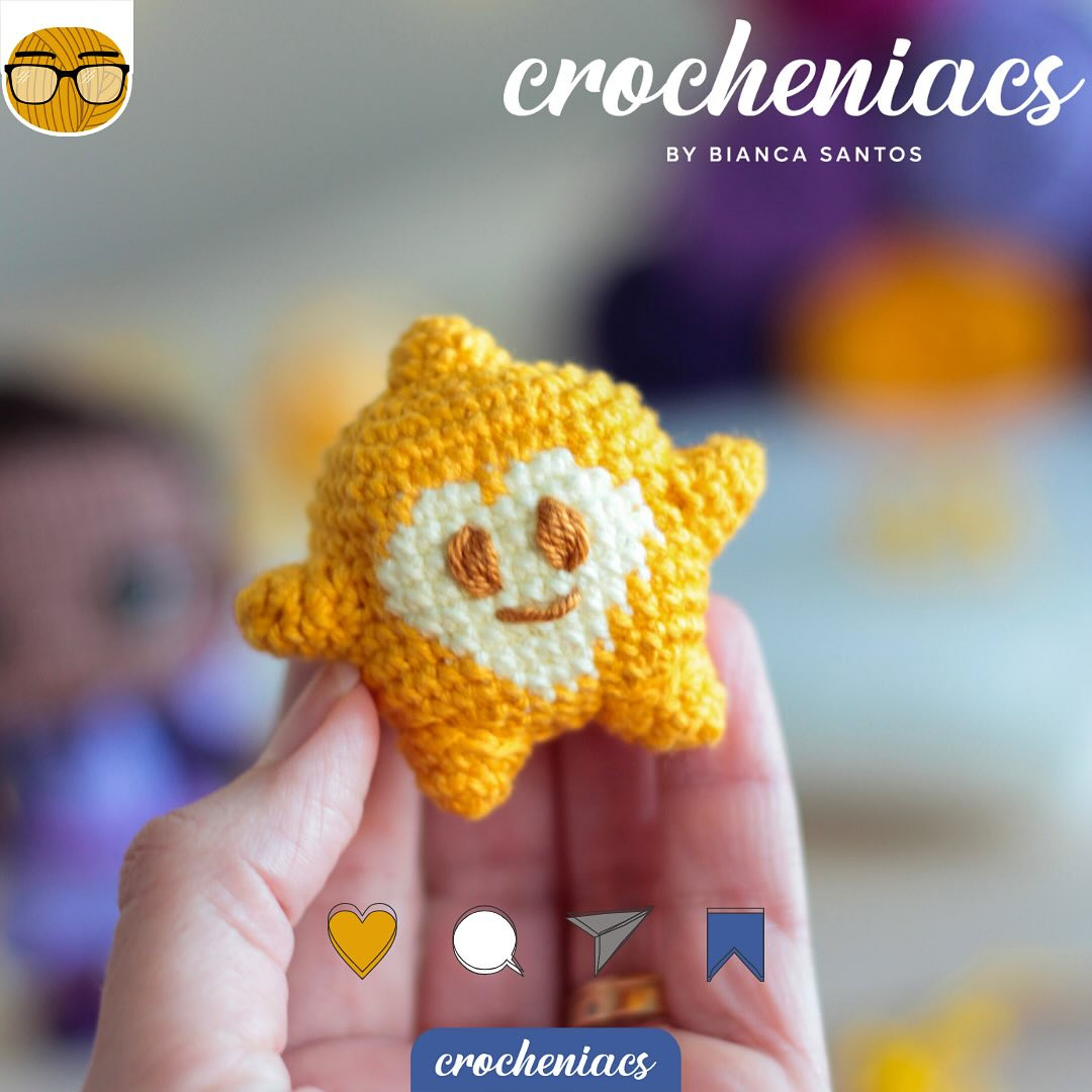 free pattern yellow baby star