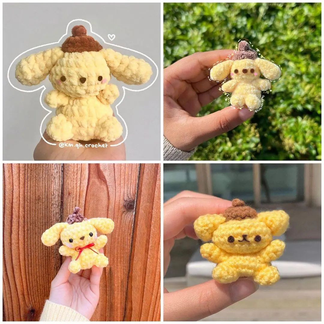 Free Pompompurin &amp; cinnamoroll pattern ❄️💓 !