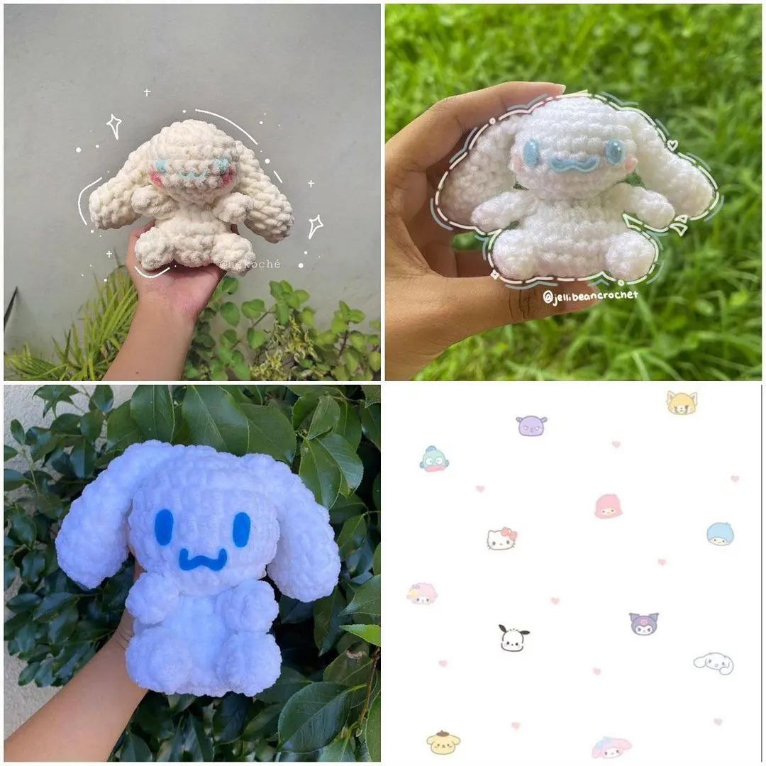 Free Pompompurin &amp; cinnamoroll pattern ❄️💓 !