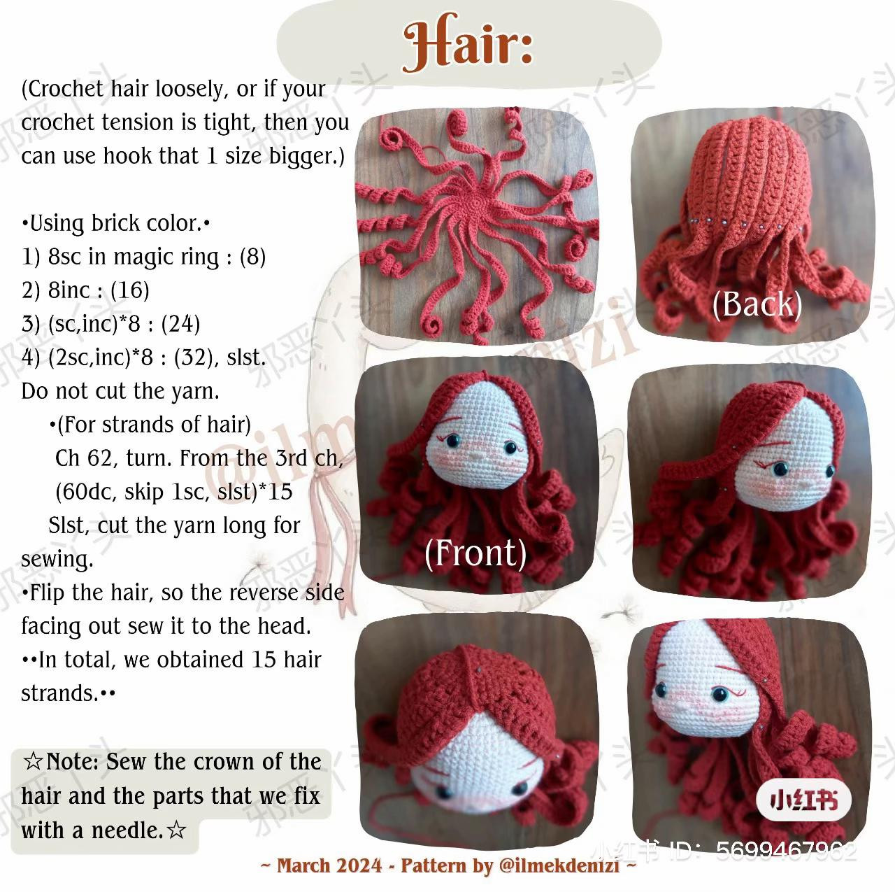 freya doll crochet pattern