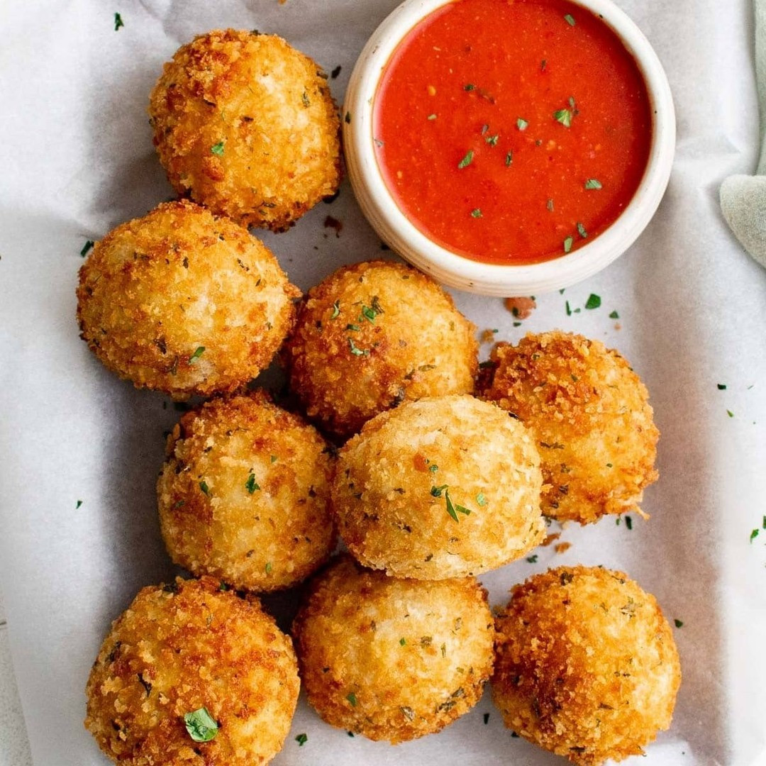 FRIED POTATO CHEESE BALLS