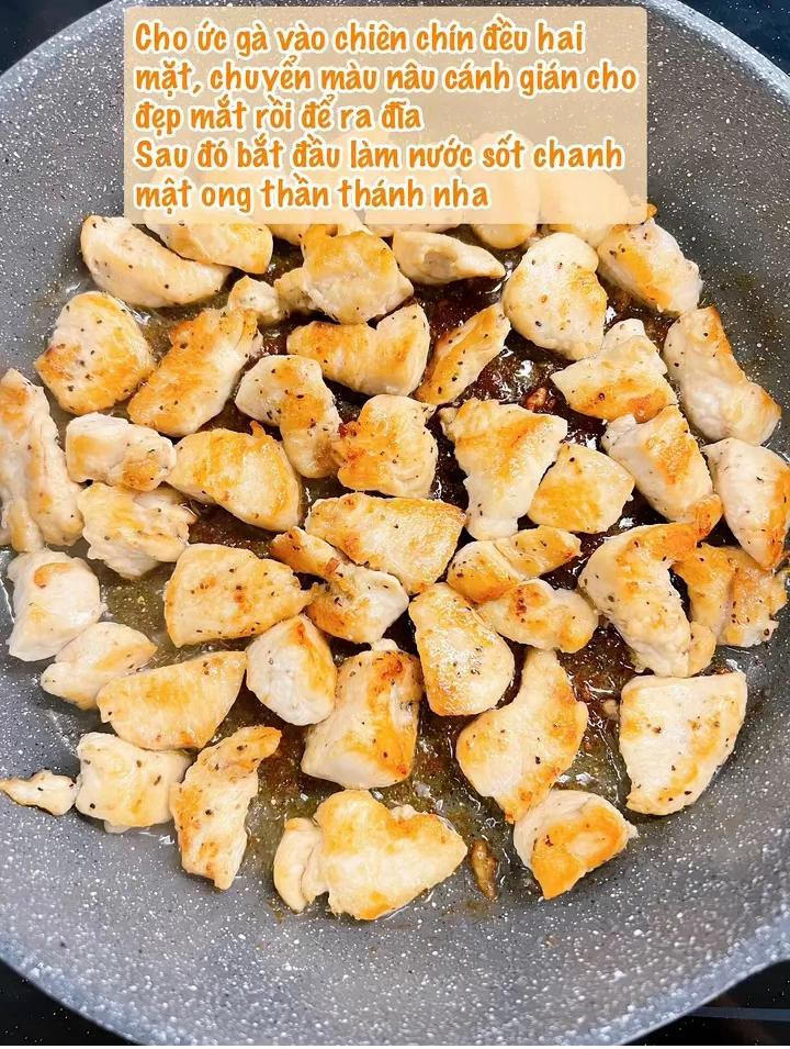 gà sốt cahnh mật ong