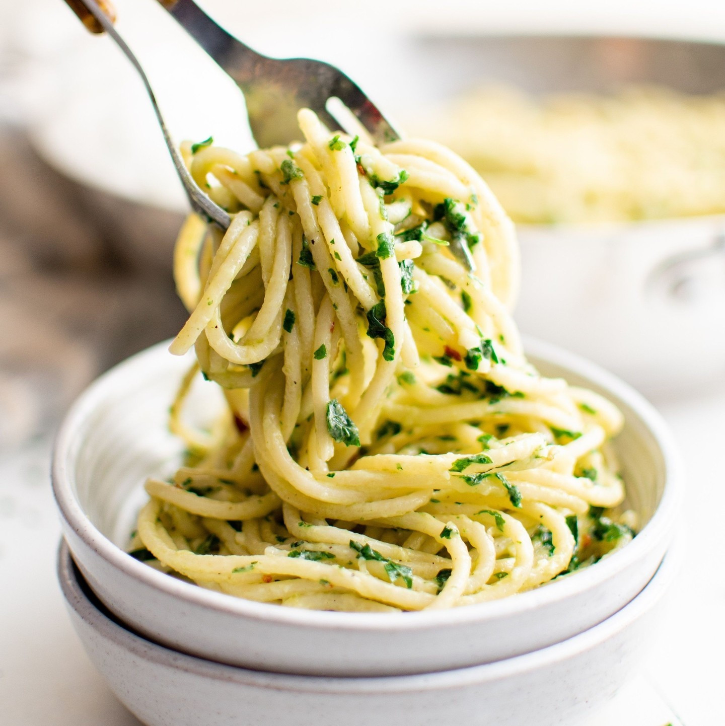 GARLIC BUTTER PASTA⁠