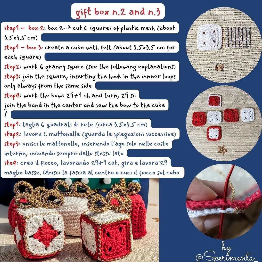 gift box crochet pattern