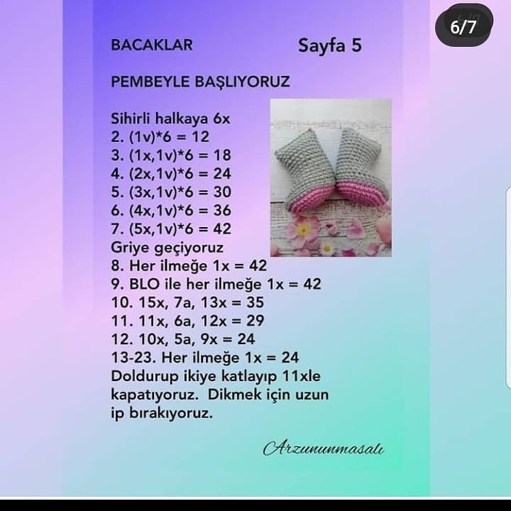 Gri su aygırı tığ işi modeli.