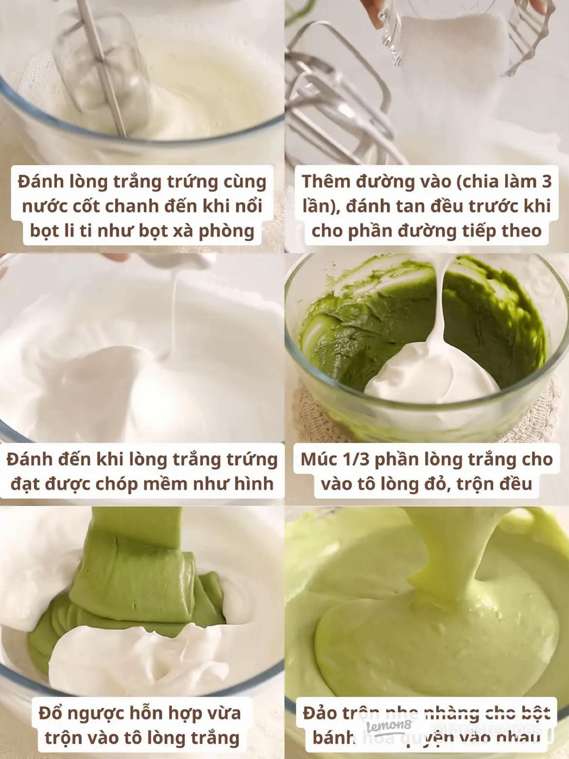 học cách làm bánh matcha castella mềm mịn bông xốp như gối ôm.