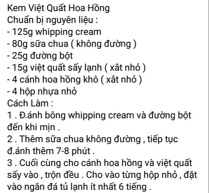 kem dâu, kem oreo, kem việt quất hoa hồng,