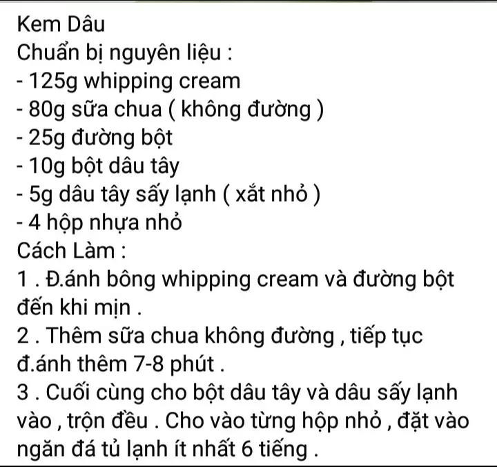 kem dâu, kem oreo, kem việt quất hoa hồng,