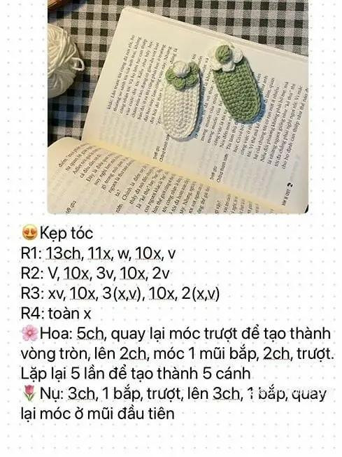 kẹp tóc quả dứa, quả quýt, nơ, hoa.