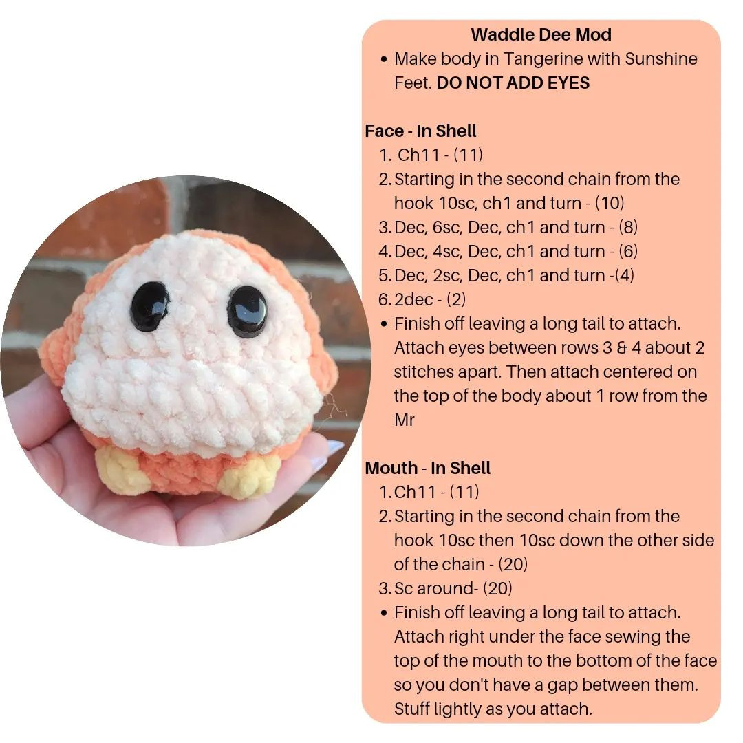 kirby waddle doo mod, 
🩷•Free Pattern: Pocket Kirby & Friends•🩷