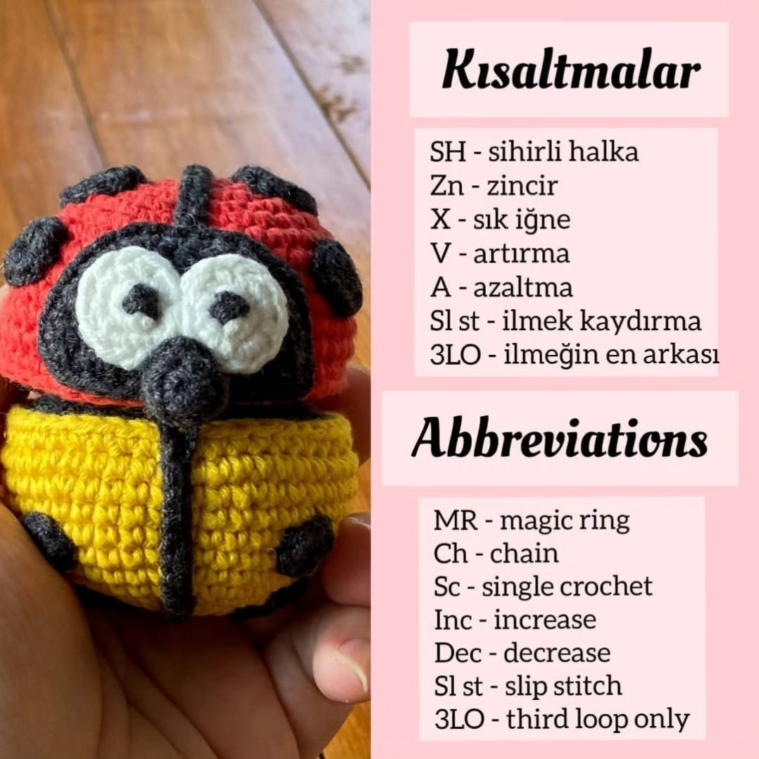 ladybug 🐞Free crochet pattern