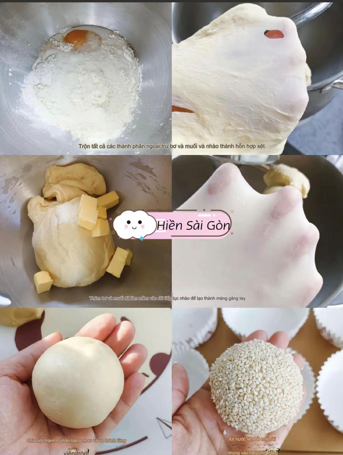 Làm bánh từ bột mì