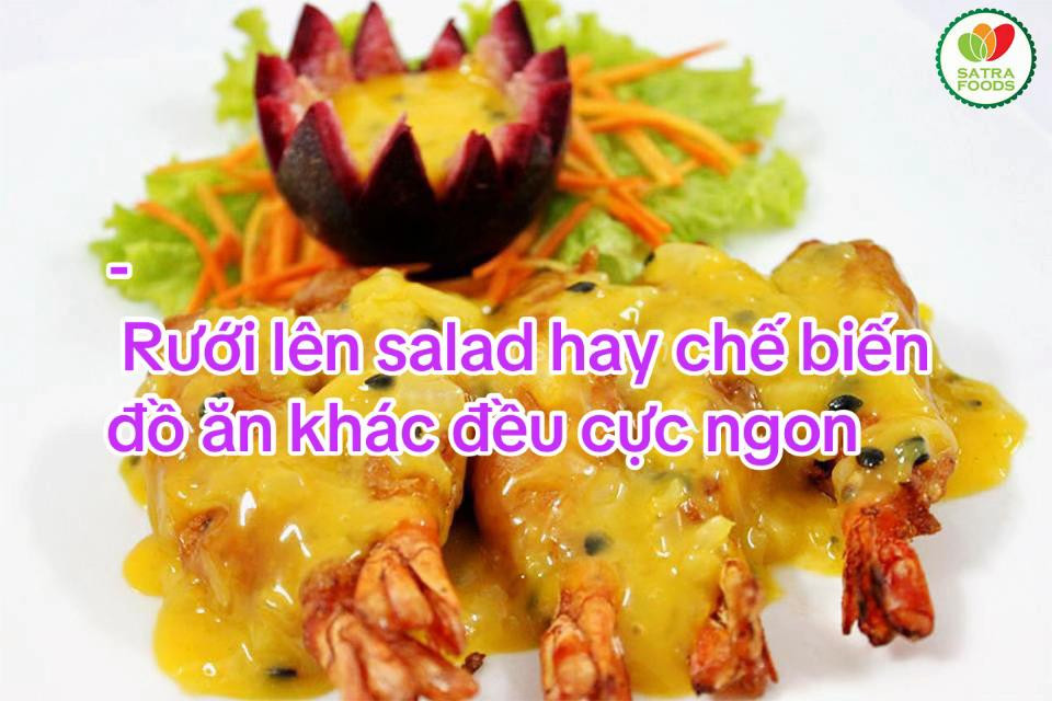 LÀM SỐT CHANH DÂY SIÊU NGON ĐỂ ĂN SALAD HEALTHY TẠI NHÀ