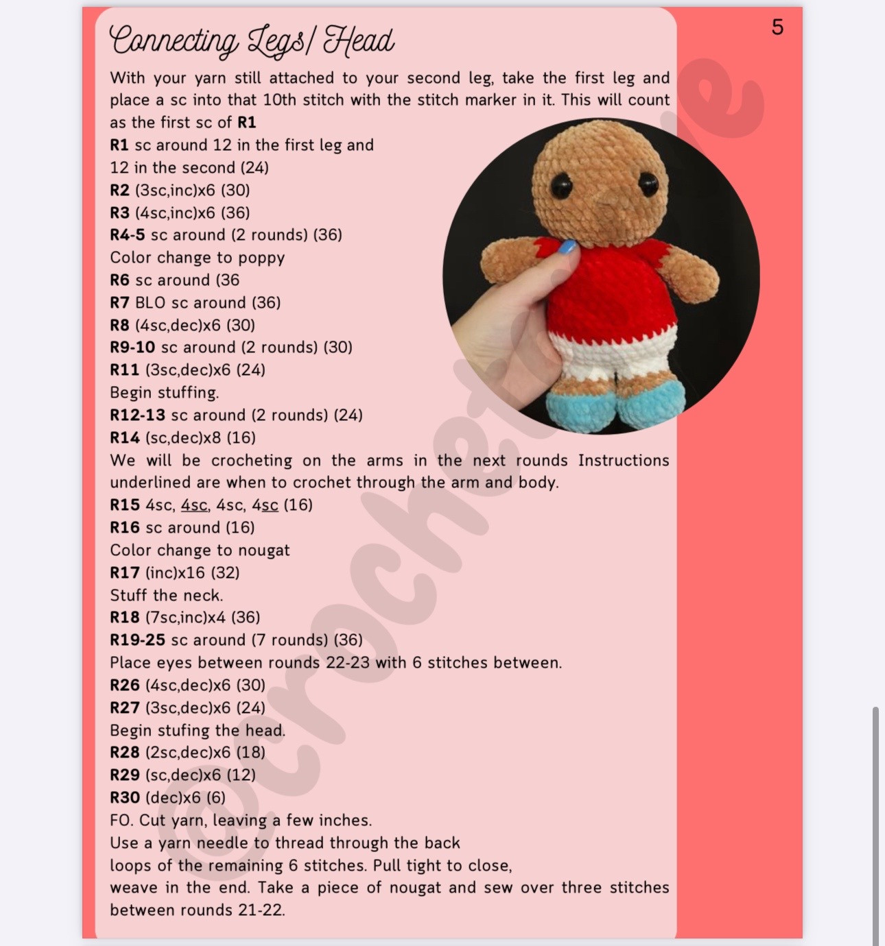 lilo doll crochet pattern