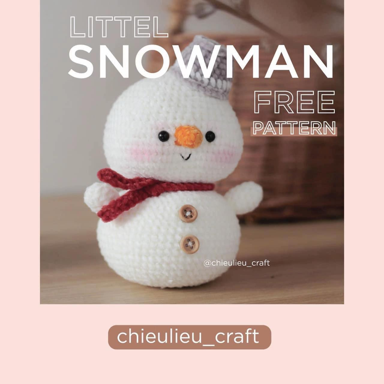 littel snowman free pattern