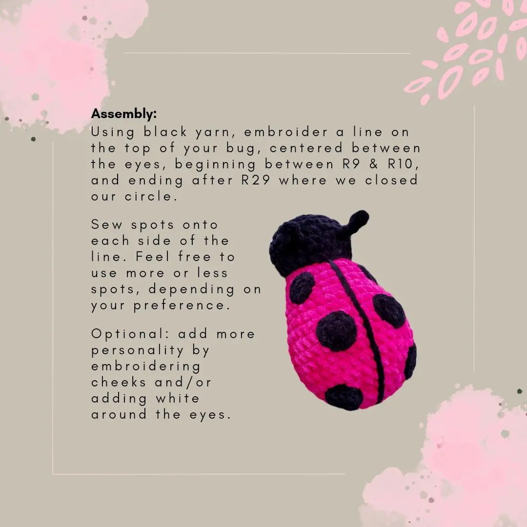 lola the ladybug free pattern