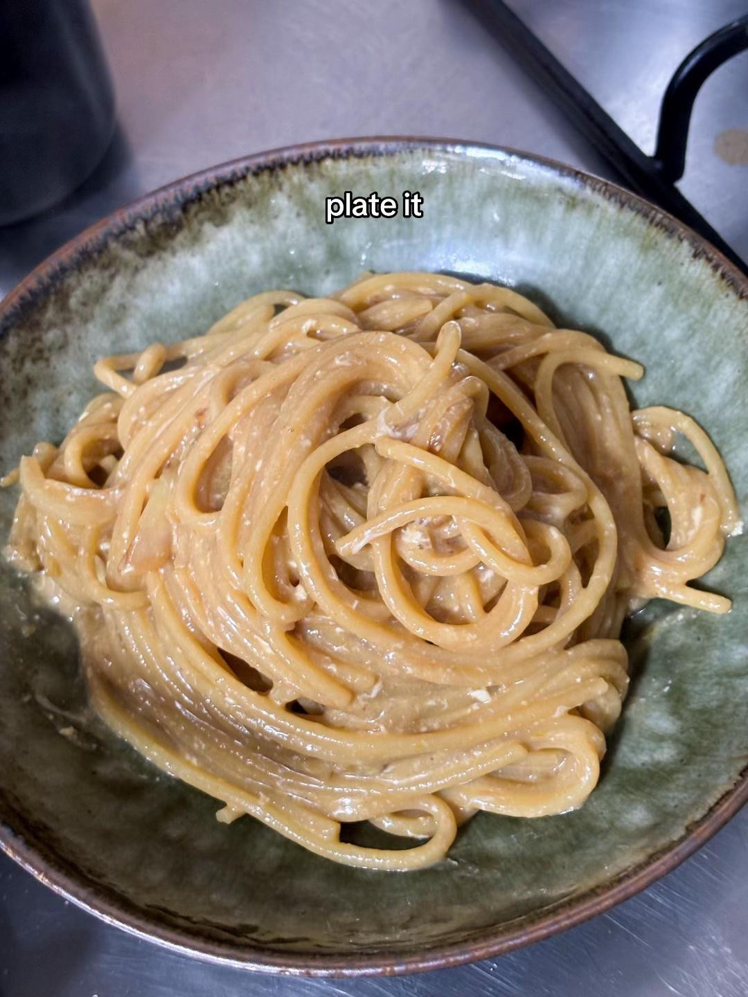 make creamy soy miso pasta with me