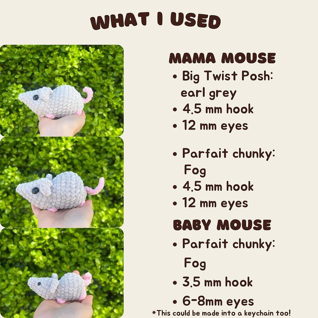 mama baby mouse free no sew pattern