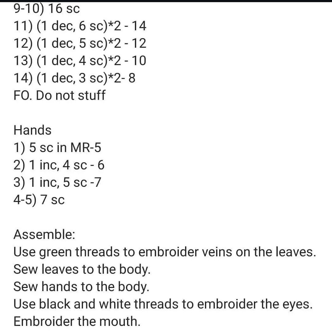 mandrake free pattern