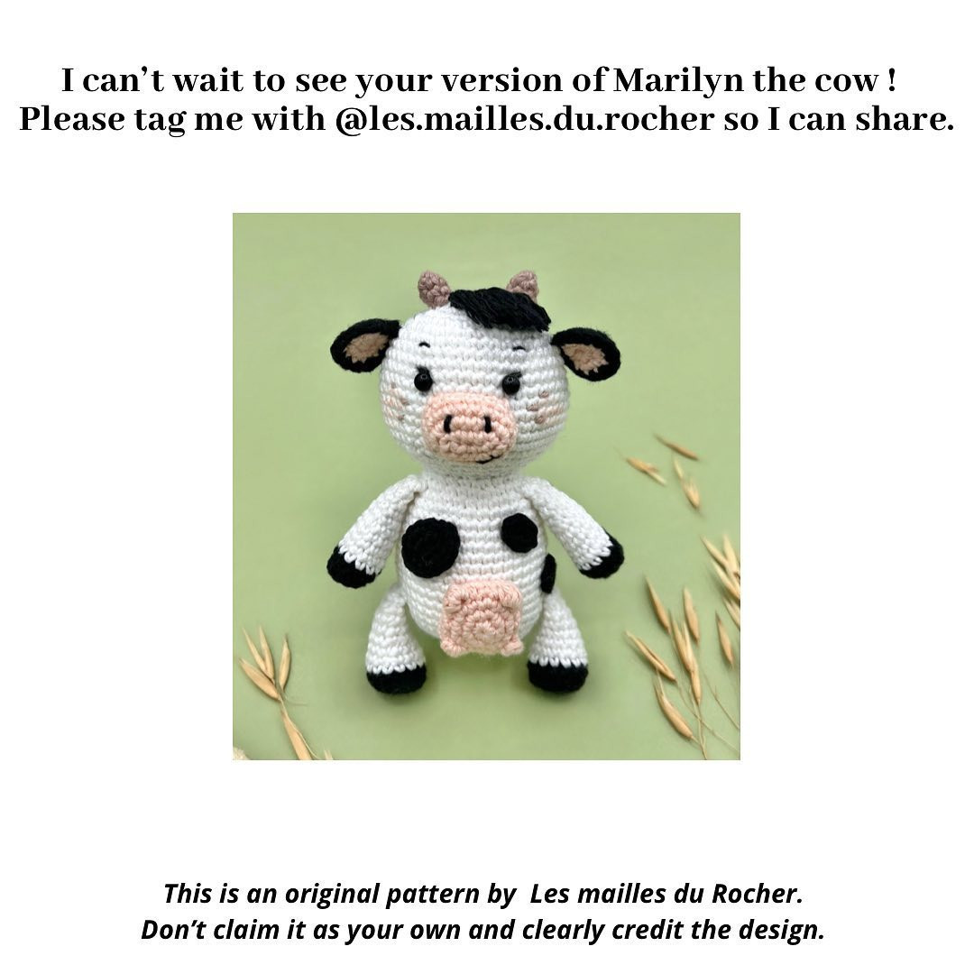 marilyn the cow crochet pattern