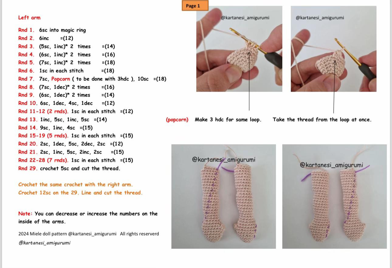 miele doll pattern