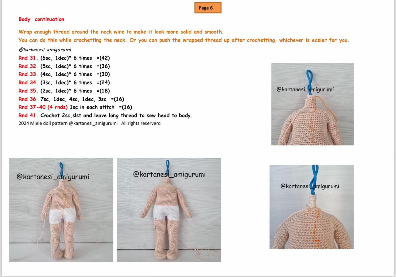 miele doll pattern