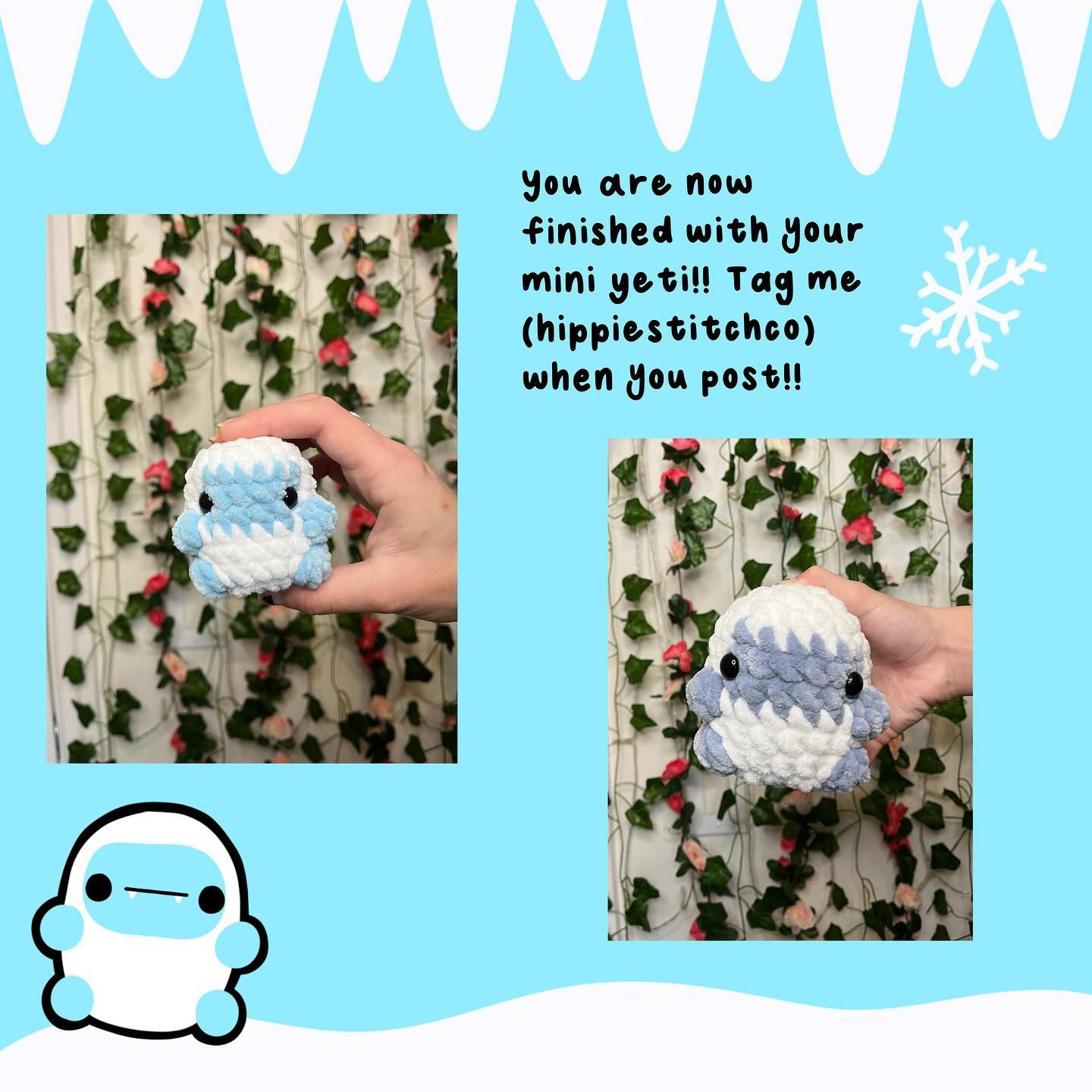 MINI NO SEW YETI FREE PATTERN RELEASE