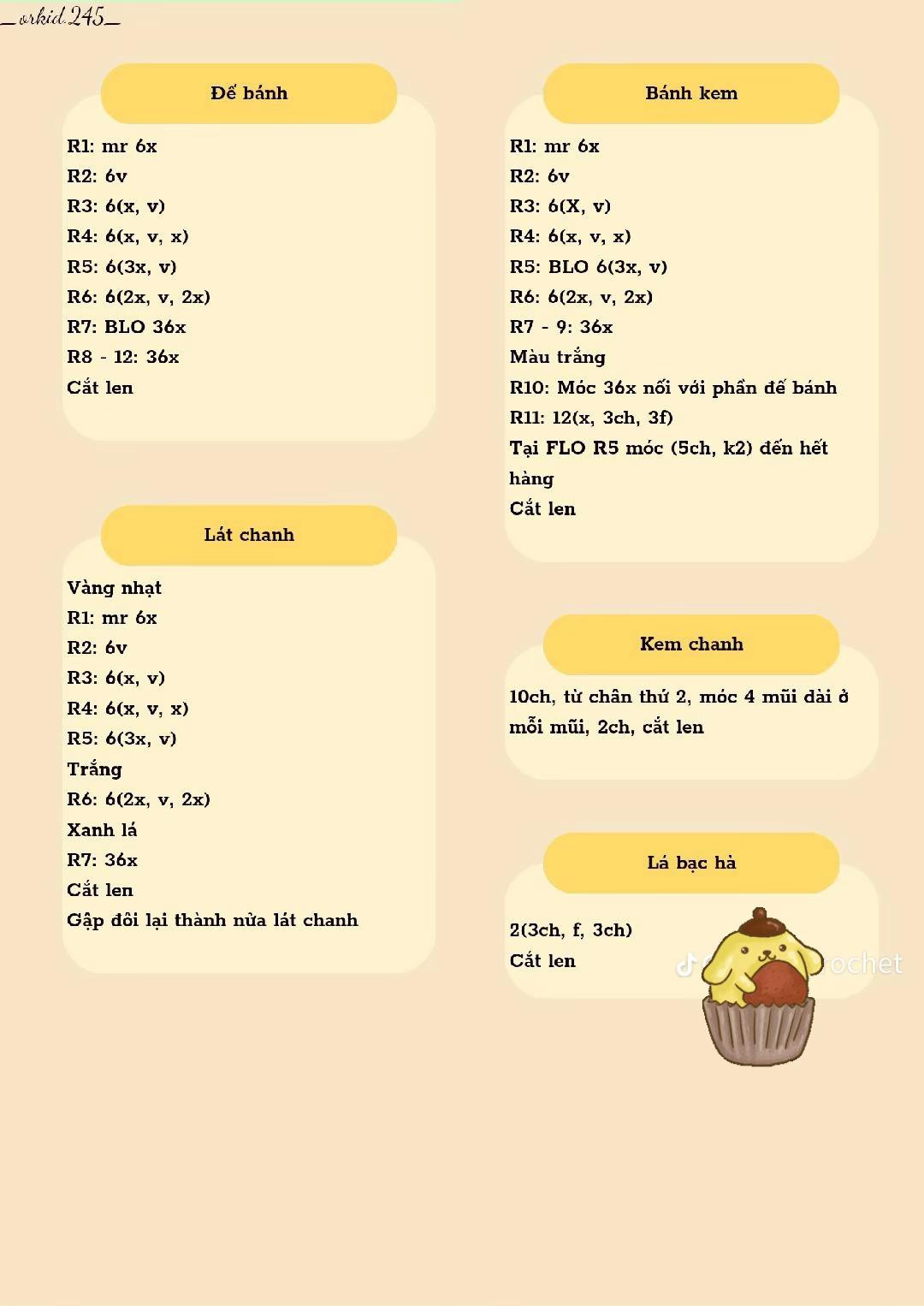 Móc bánh cupcake cho bé chơi