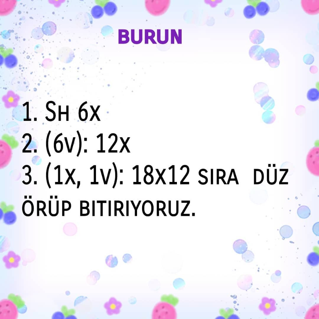 Mor şapka ve atkı takan kardan adam tığ işi modeli