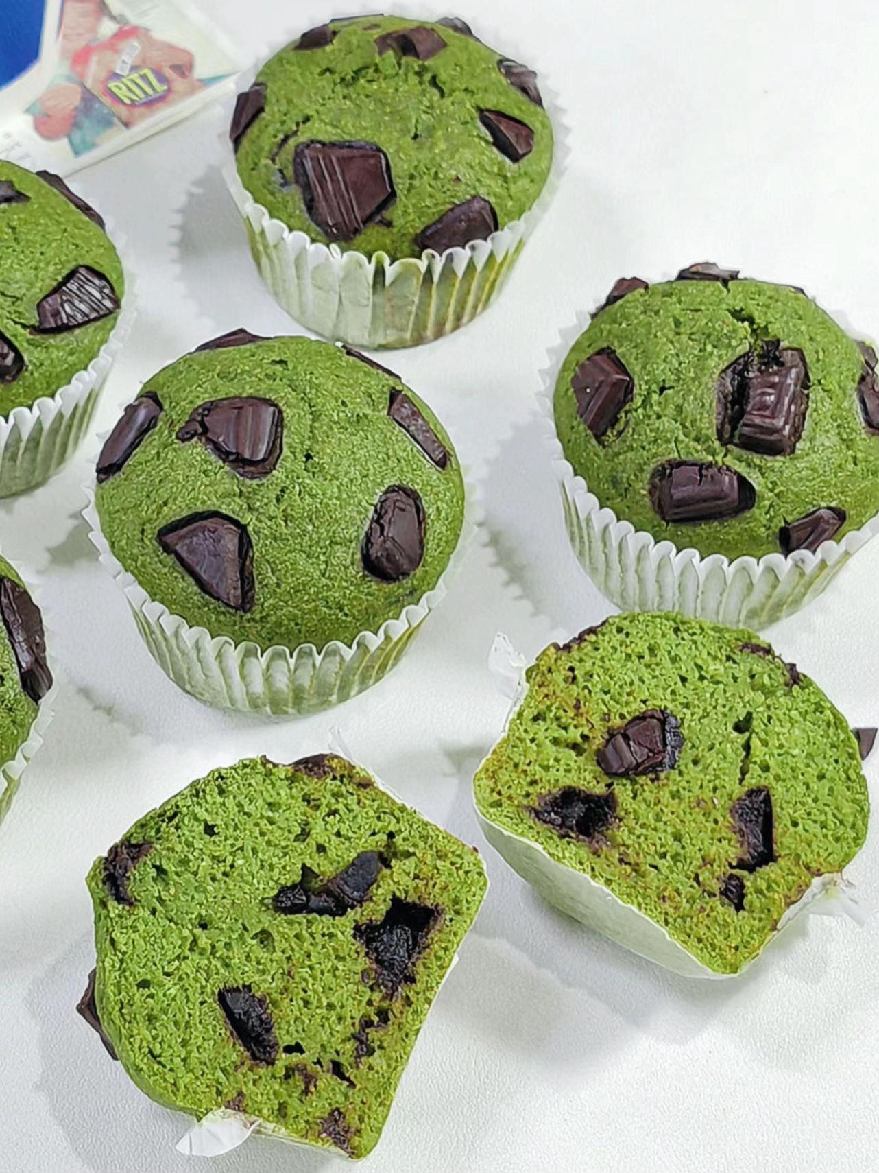 muffi cupcake matcha socola