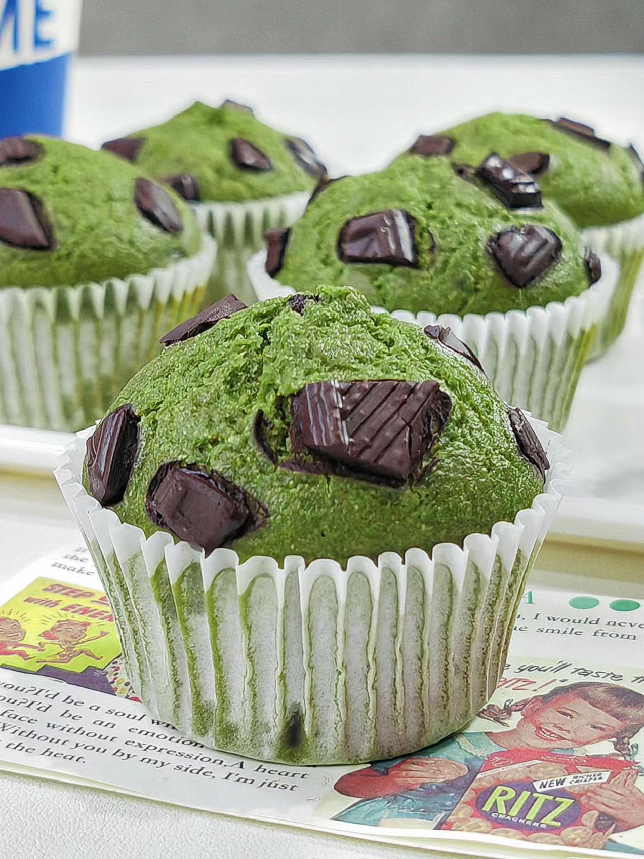 muffi cupcake matcha socola