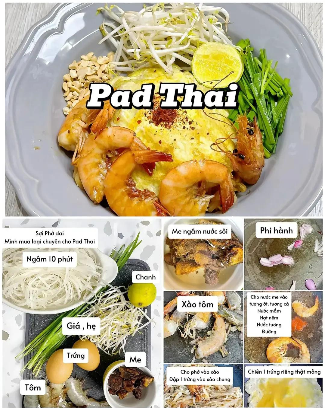 my menu những ngày chán cơm. mì trộn hàn quốc, mì bò cần, mì thanh mát, pad thai, bún xá xíu, pasta hến.