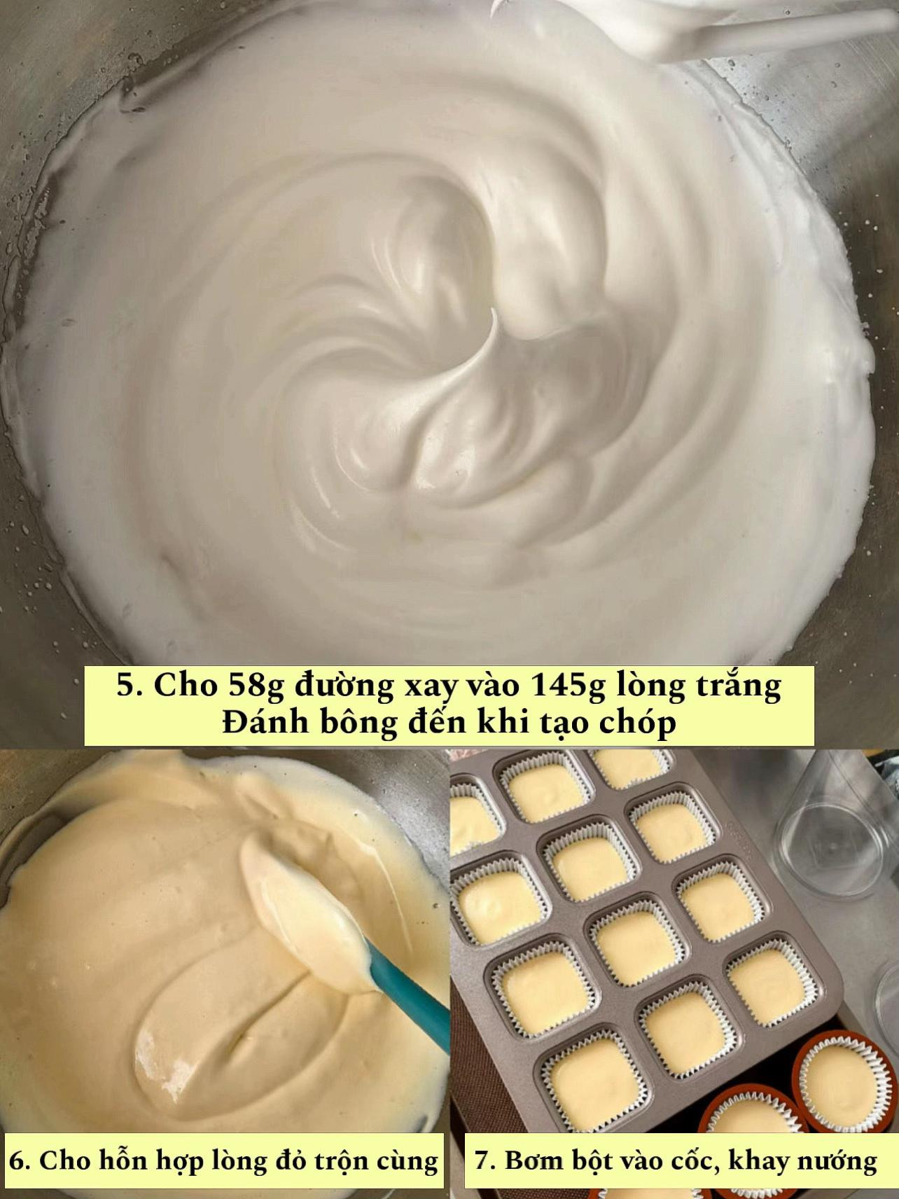 Những chiếc bánh cupcake nướng thơm lừng, bông mềm