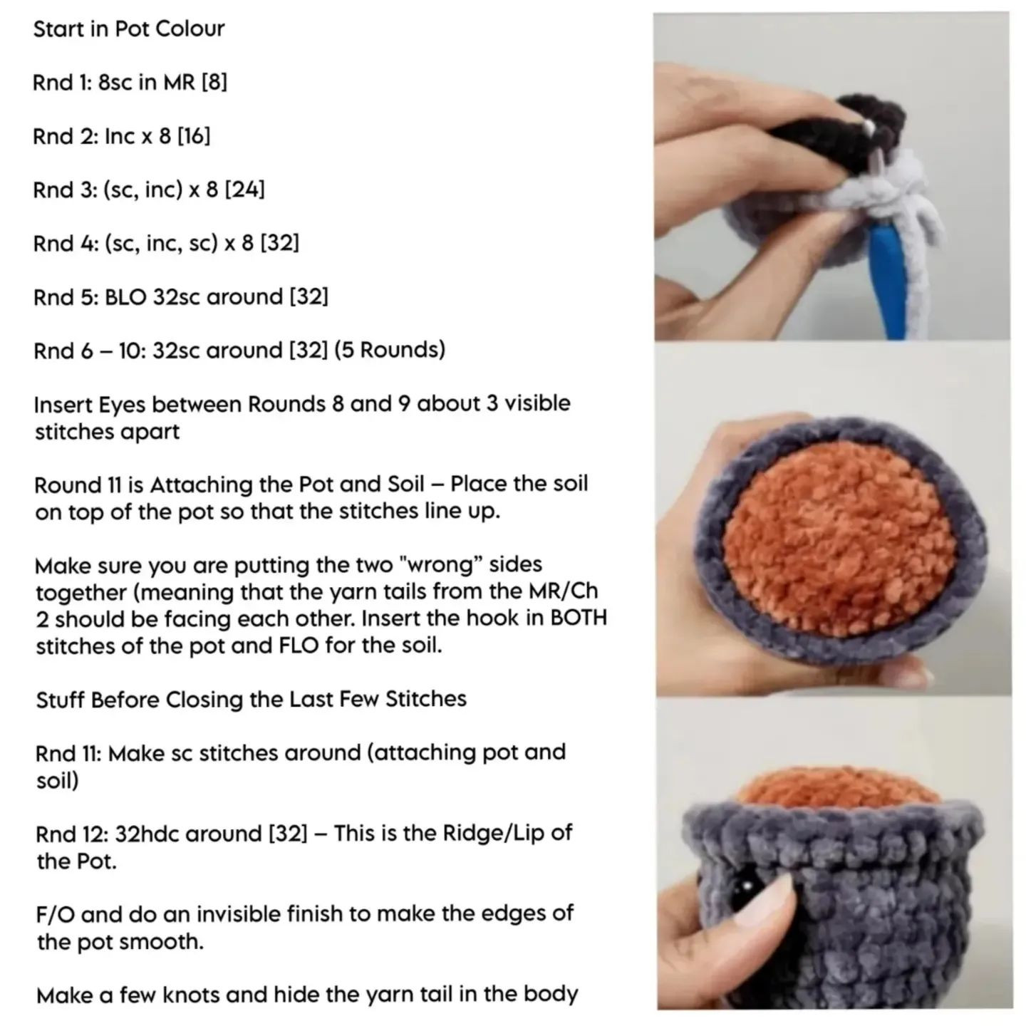 no sew sage the succulent crochet pattern