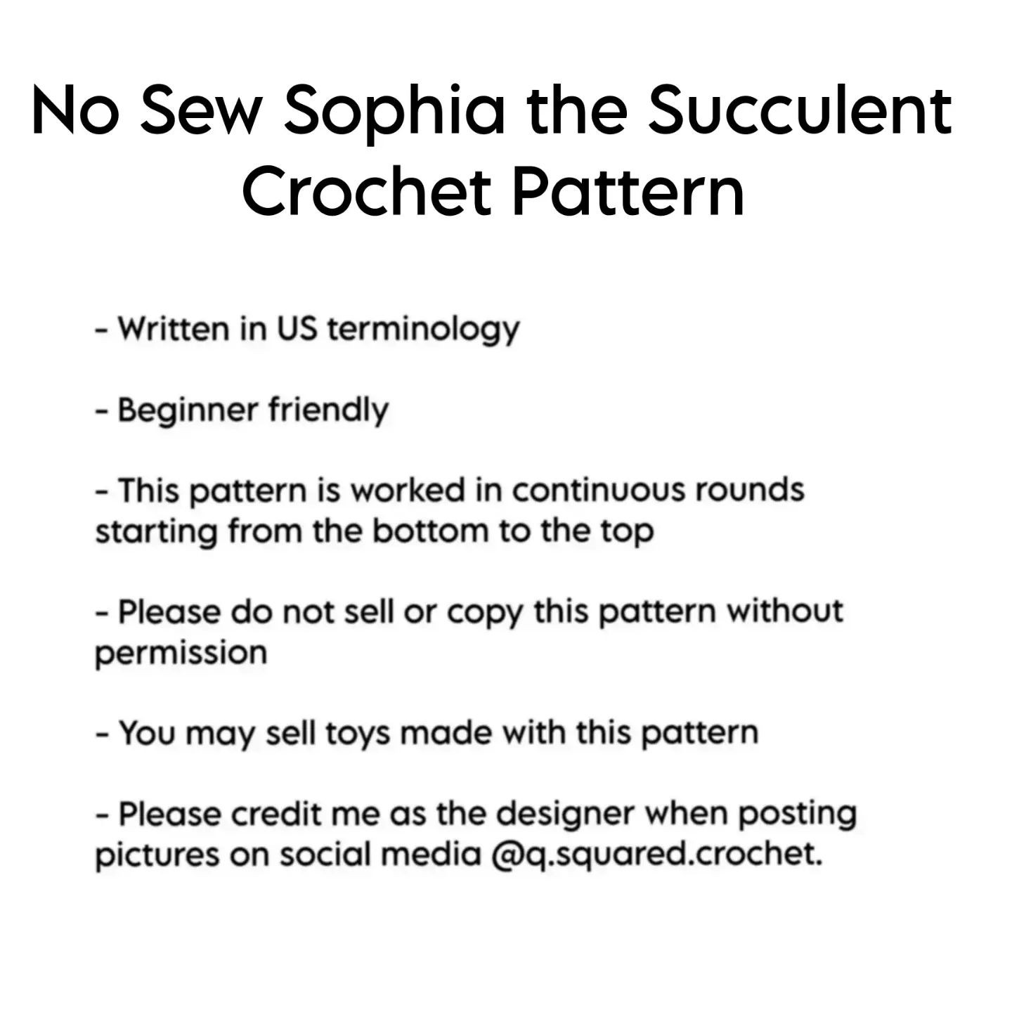 no sew sophia the succulent crochet heart pot pattern