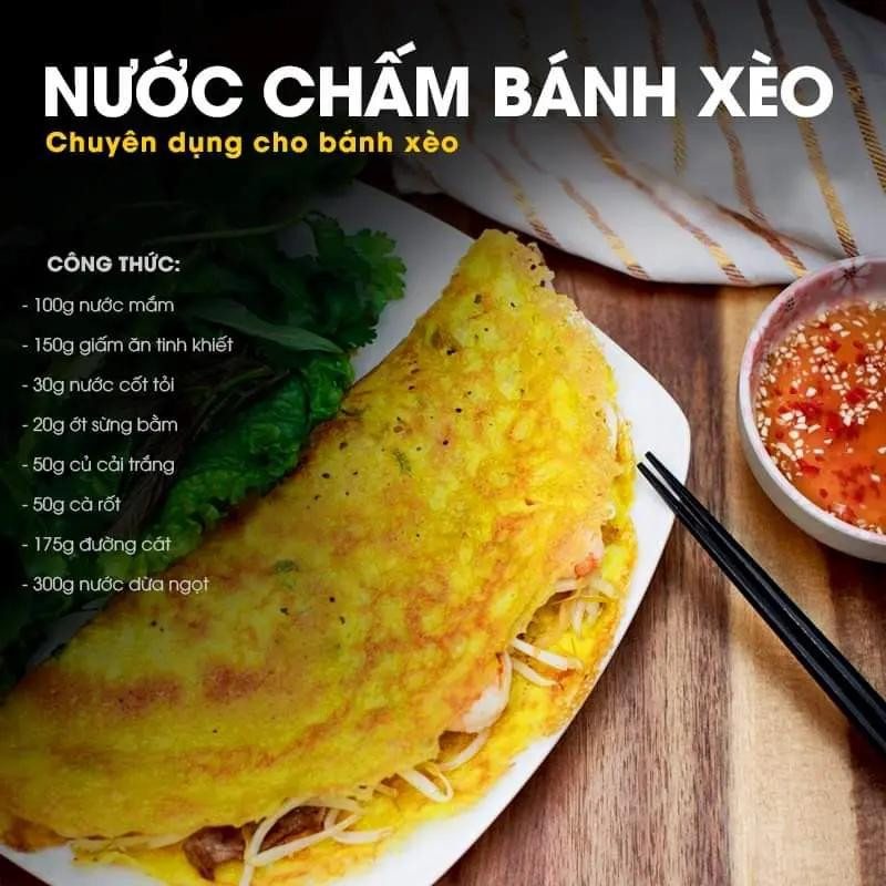 nước mắm gừng, chấm hải sản, ốc, thịt gà, bò dê cừu, nước mắm chua ngọt, chấm gỏi, thịt luộc bánh tráng ghêu sò hấp, nước chấm bánh xèo, nước chấm bún chả