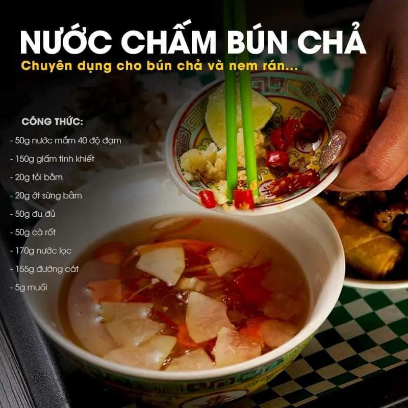 nước mắm gừng, chấm hải sản, ốc, thịt gà, bò dê cừu, nước mắm chua ngọt, chấm gỏi, thịt luộc bánh tráng ghêu sò hấp, nước chấm bánh xèo, nước chấm bún chả