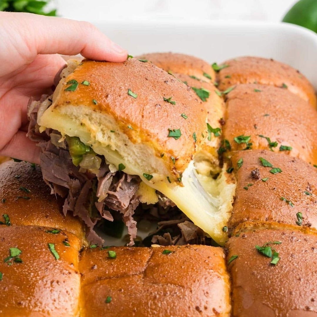 PHILLY CHEESESTEAK SLIDERS⁠