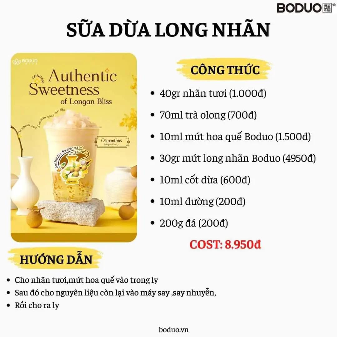 phindi bơ, Hồng trà sữa bơ nướng, trà sữa oolong bơ, Long nhãn dưa lưới, sữa dừa long nhãn, hương chi liên tử, long nhãn mạt li