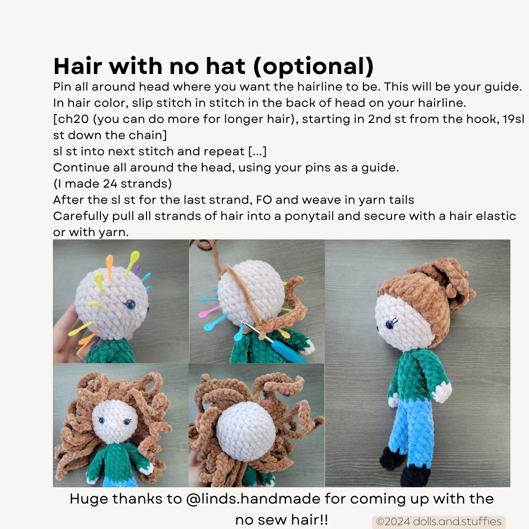 pocket plush pals free pattern